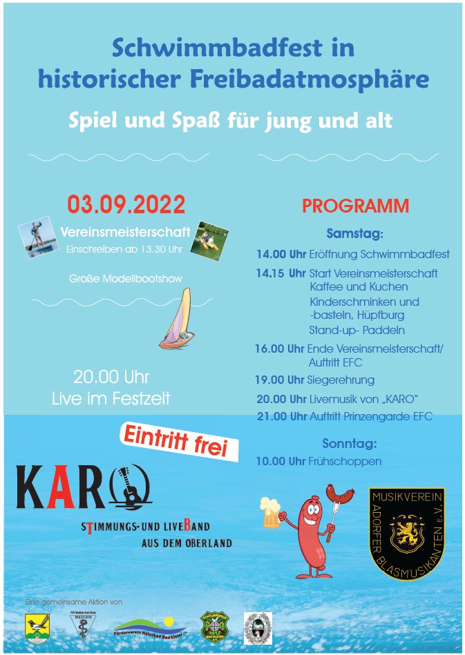 Schwimmbadfest Bad Elster 2022